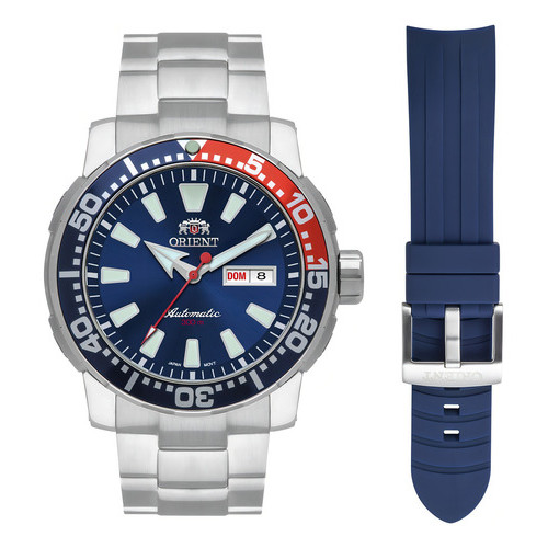 Relógio Orient Masculino Automático Troca Pulseira F49SS034D1SX