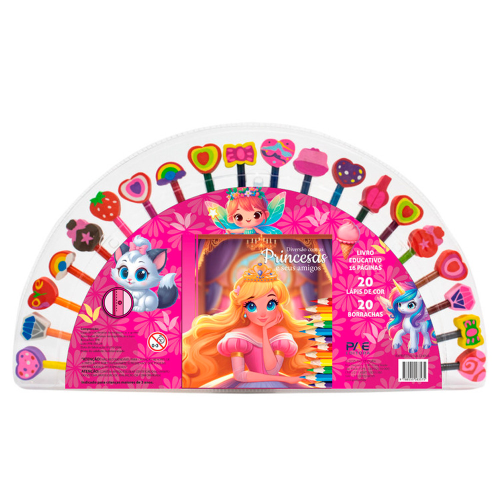 Livro Diversão Com as Princesas e Seus Amigos | Livro Educativo em Oferta na Shopee