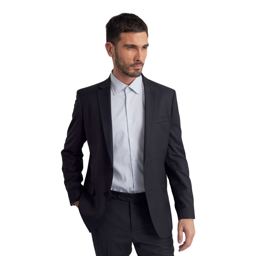 Costume Slim Delucca 2 Botões Preto