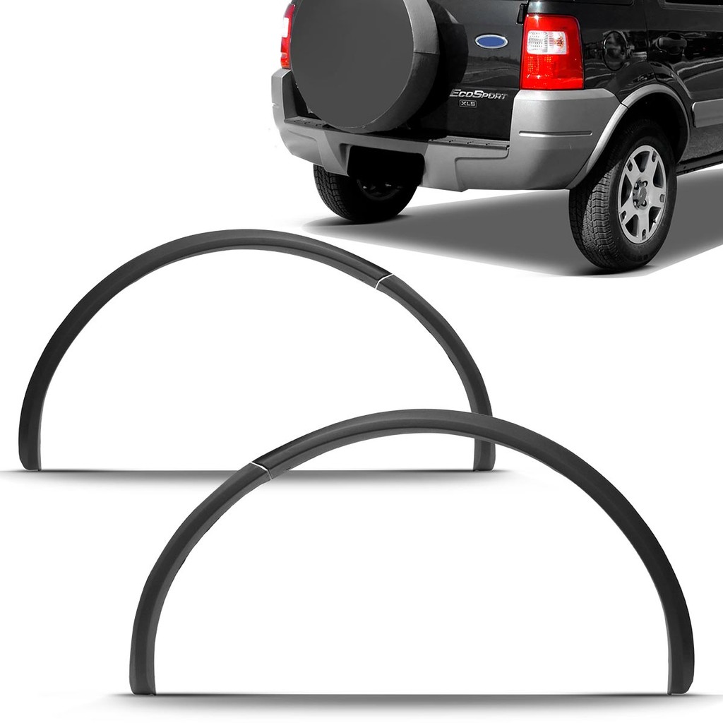 Kit Alargador Parachoque Traseiro Ecosport 2003 2004 2005 2006 2007 2008 2009 2010 2011 2012 em Oferta na Shopee