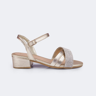 Sandália Infantil Salto Bloco Strass Tiras Pampili em Oferta na Shopee