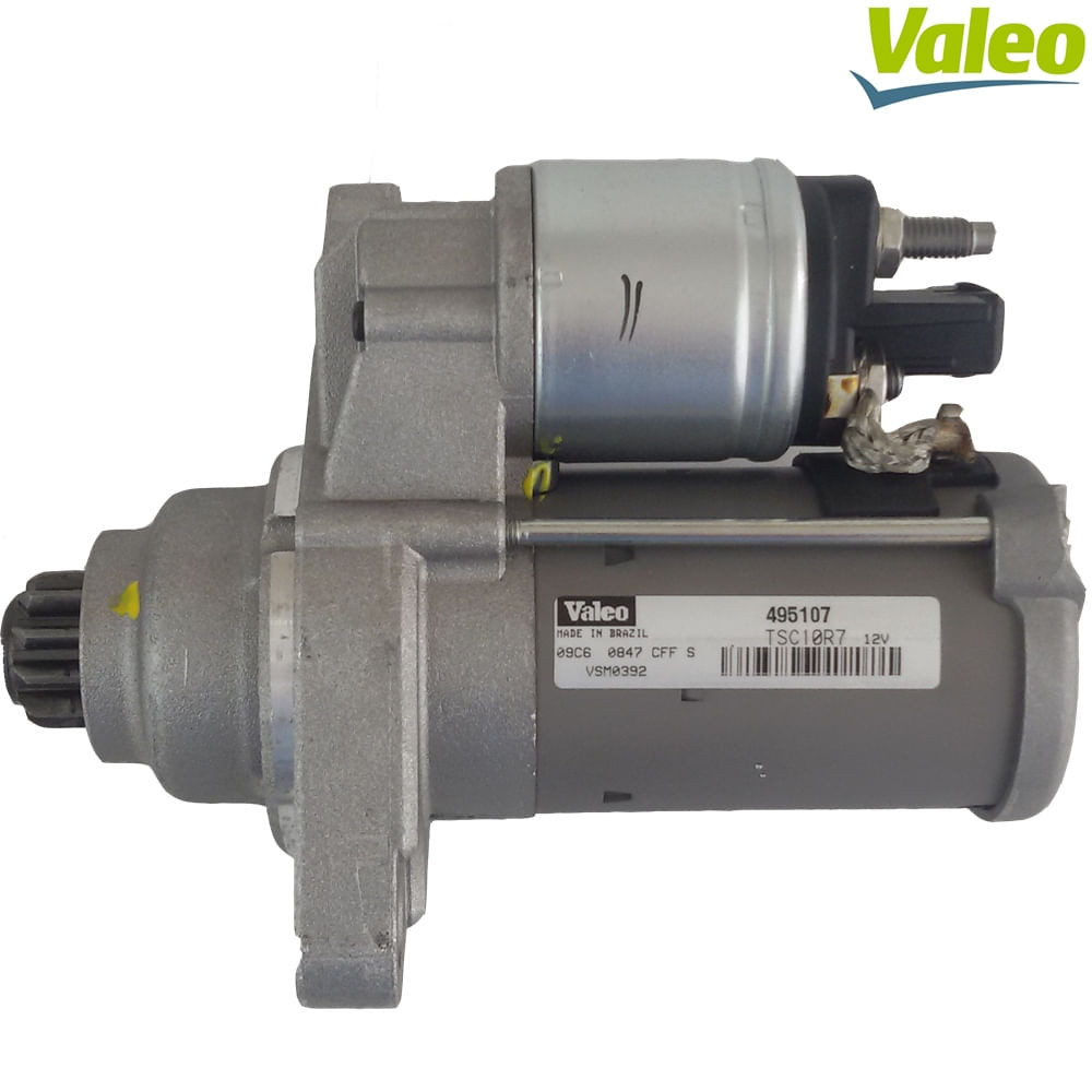 Motor de Partida 12 Volts 11 Dentes Gol Parati Saveiro Voyage Polo Golf Fox Crossfox Spacefox Spacecross Kombi - Valeo