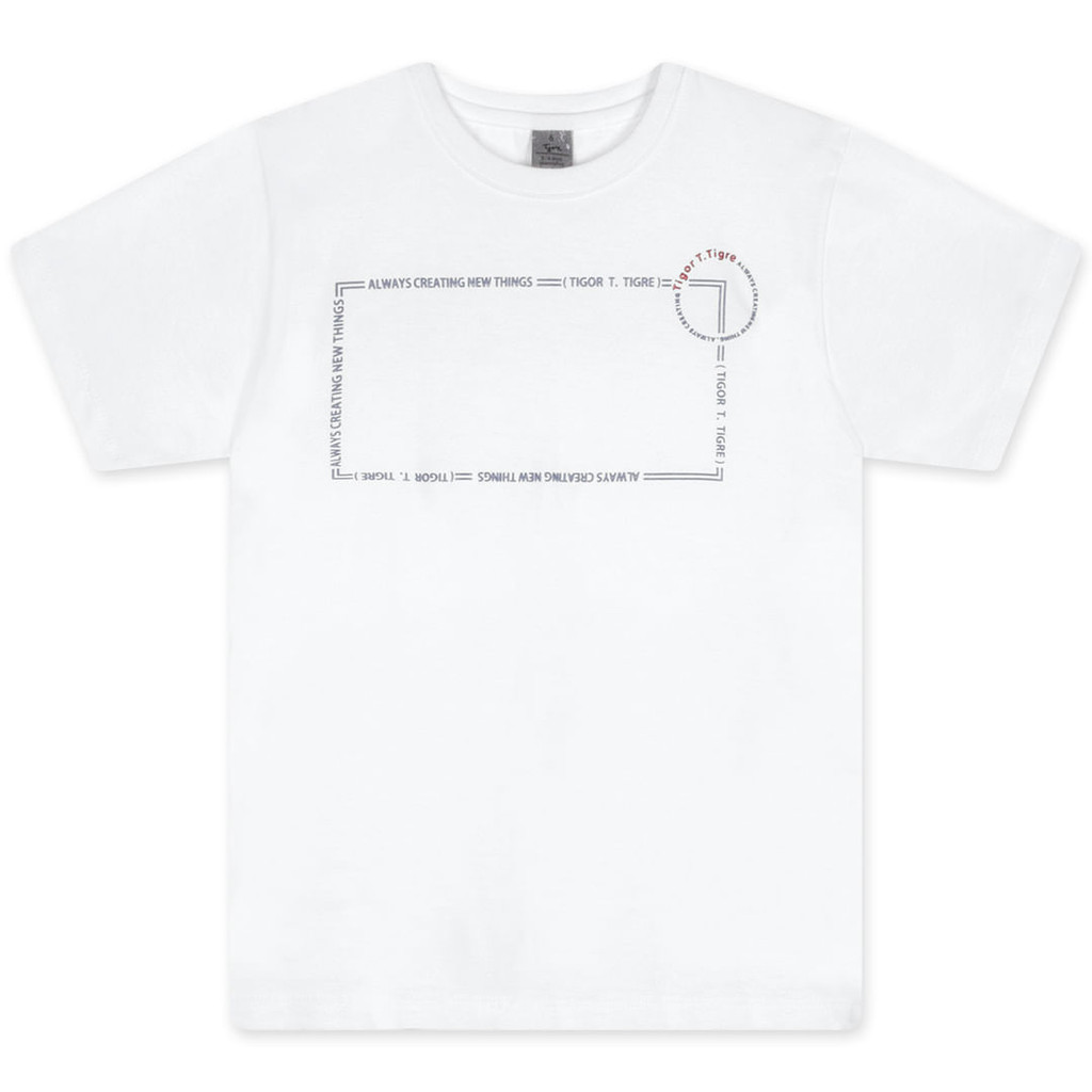 Camiseta Manga Curta Infantil Masculina Tigor T. Tigre - Baby & Kids Fashion