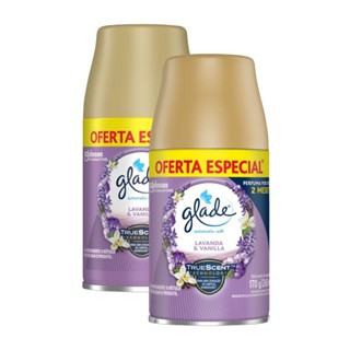 Kit 2 Refil Odorizador Glade Lavanda & Vanilla 260ml em Oferta na Shopee