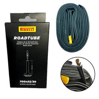 Câmara Pirelli Roadtube 60mm (700x23/30c) Valv. Removível