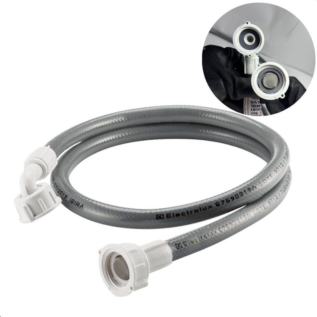 Mangueira entrada Máquina de lavar  Ibirá Multi Marcas Brastemp Electrolux, Tanquinho e Lava Louças