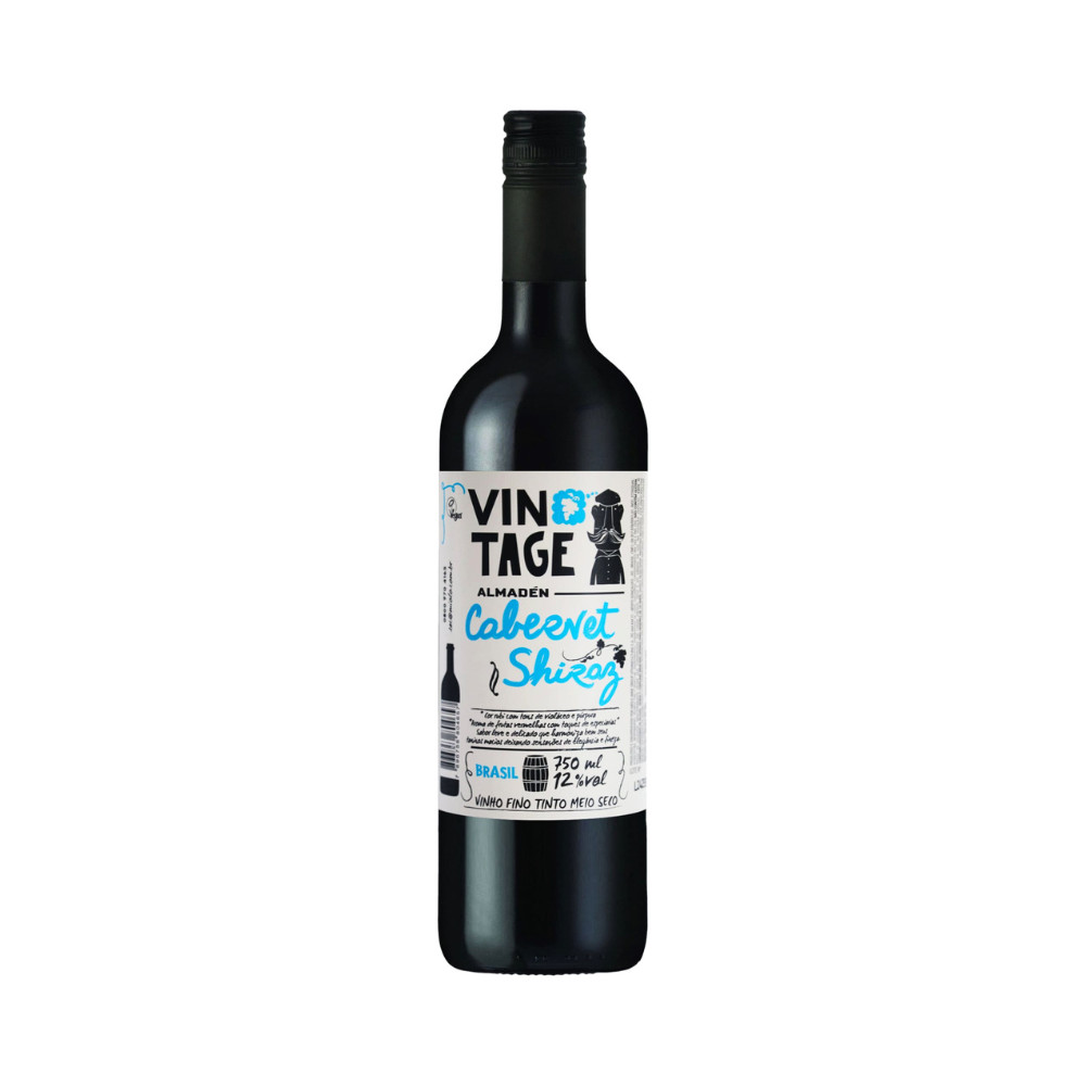 VINHO ALMADEN VINTAGE TINTO CABERNET SHIRAZ 750ML
