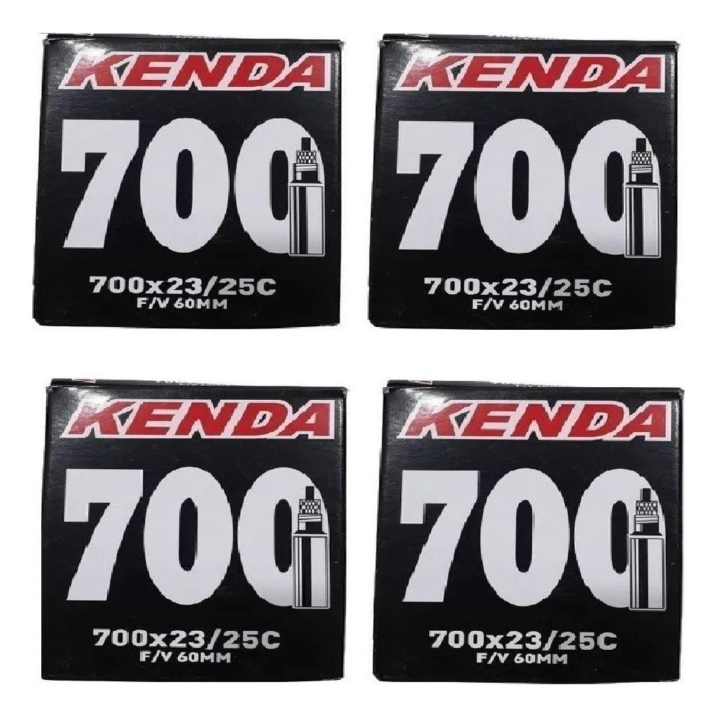 Camara De Ar Speed Kenda 700x23/25 Bico Longo 48mm 4 Unidade - Sports & Outdoors