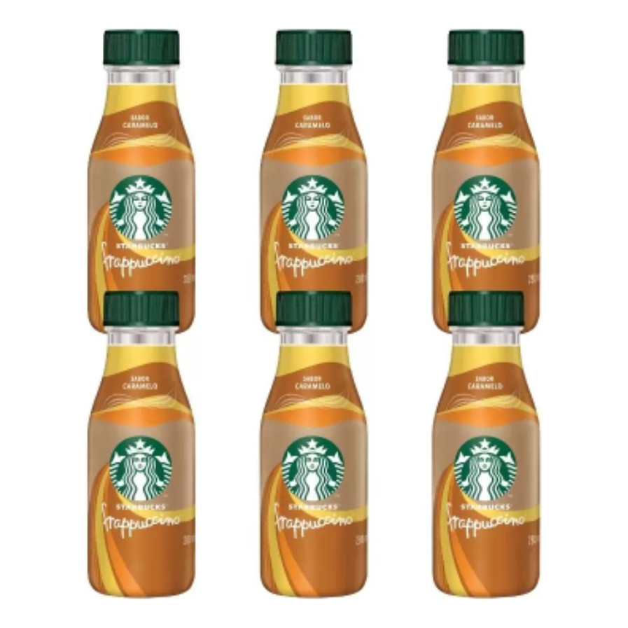 Frappucino Starbucks Caramelo Kit Com 6 Unidades Gamer