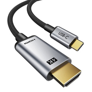 Cabo USB-C Para HDMI 4K 60Hz 2 Metros Thunderbolt 3 HDMI 4K