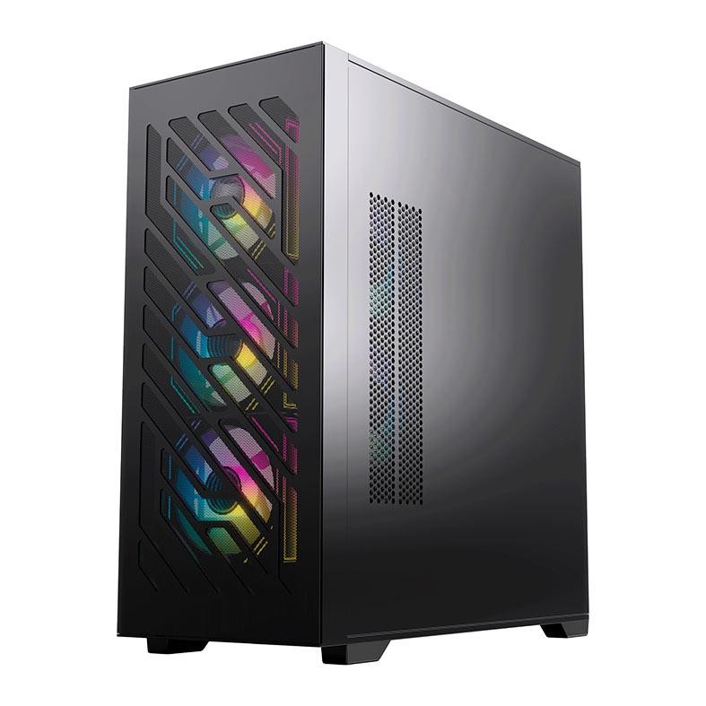 Gabinete Gamer Acegeek Puzzle, Mid-Tower, Lateral de Vidro, Preto, AG-PUZZLE-BK · foto 2