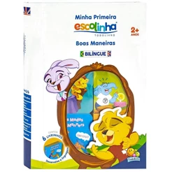 BOX Com 6 Unidades | Minha Primeira Escolinha Boas Maneiras | Capa dura