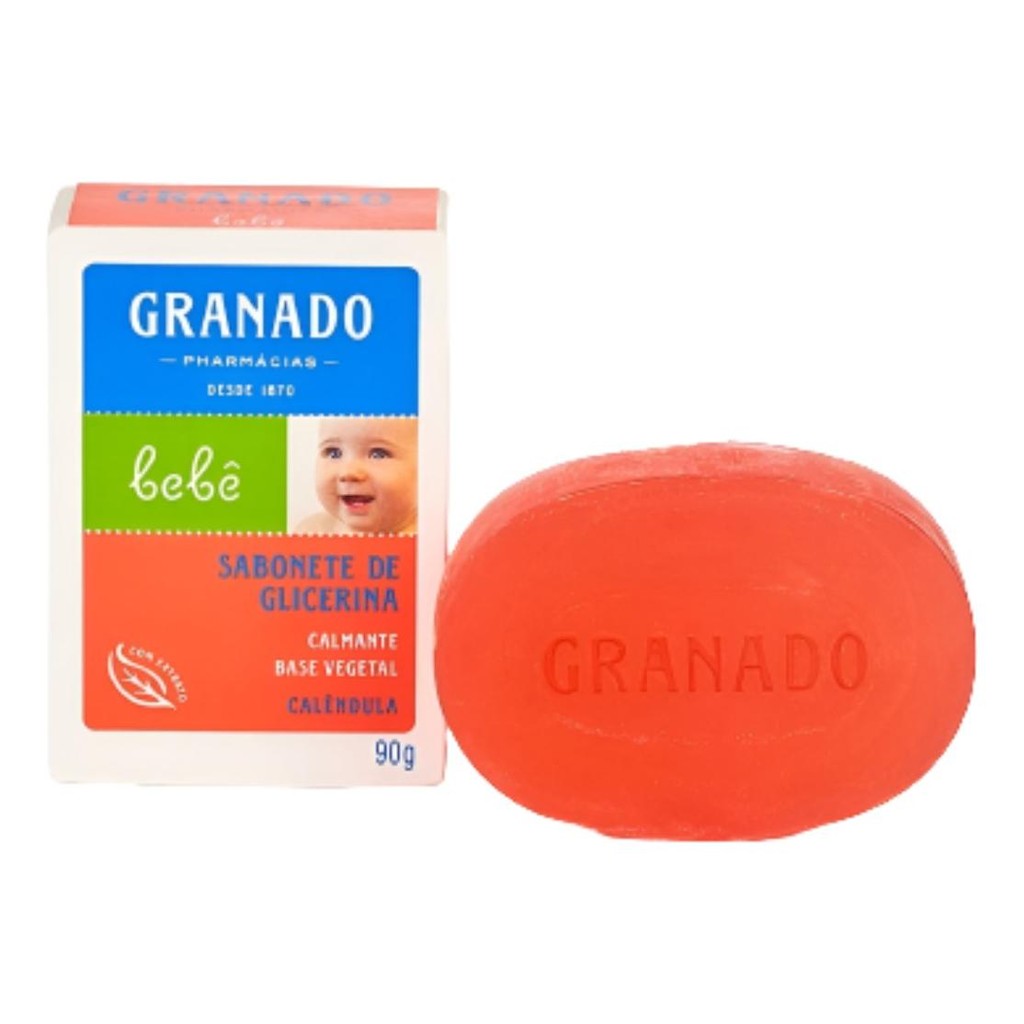 Sabonete Em Barra Bebe Calendula 90 G - Granado