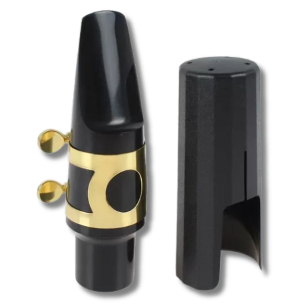 Kit Boquilha Sax Tenor com Abraçadeira e Tampa Zelmer