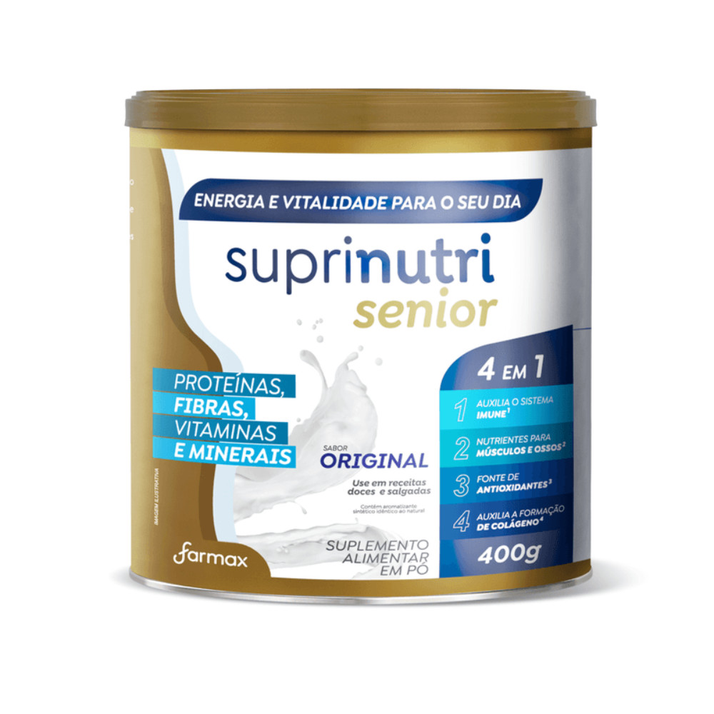 Suprinutri Senior Em Pó Farmax 400g em Oferta na Shopee