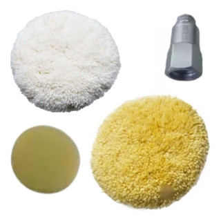 Kit De Polimento 2 Boinas De Lã  6 Polegadas Agressiva Macia em Oferta na Shopee