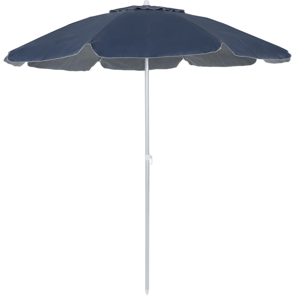 Guarda-Sol 1,60m em Bagum e Alumínio Azul Marinho Bel em Oferta na Shopee
