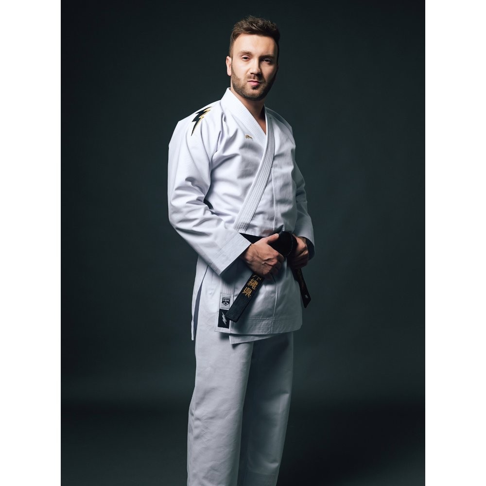 Kimono Karate Zanshin Adulto GKL Gold Line Lona Média