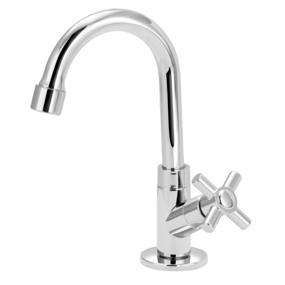 Torneira Bica Movel Lavatorio Abs Cromado Slim Mesa 1/4 Volta Banheiro Pia — imagem 2 de 2