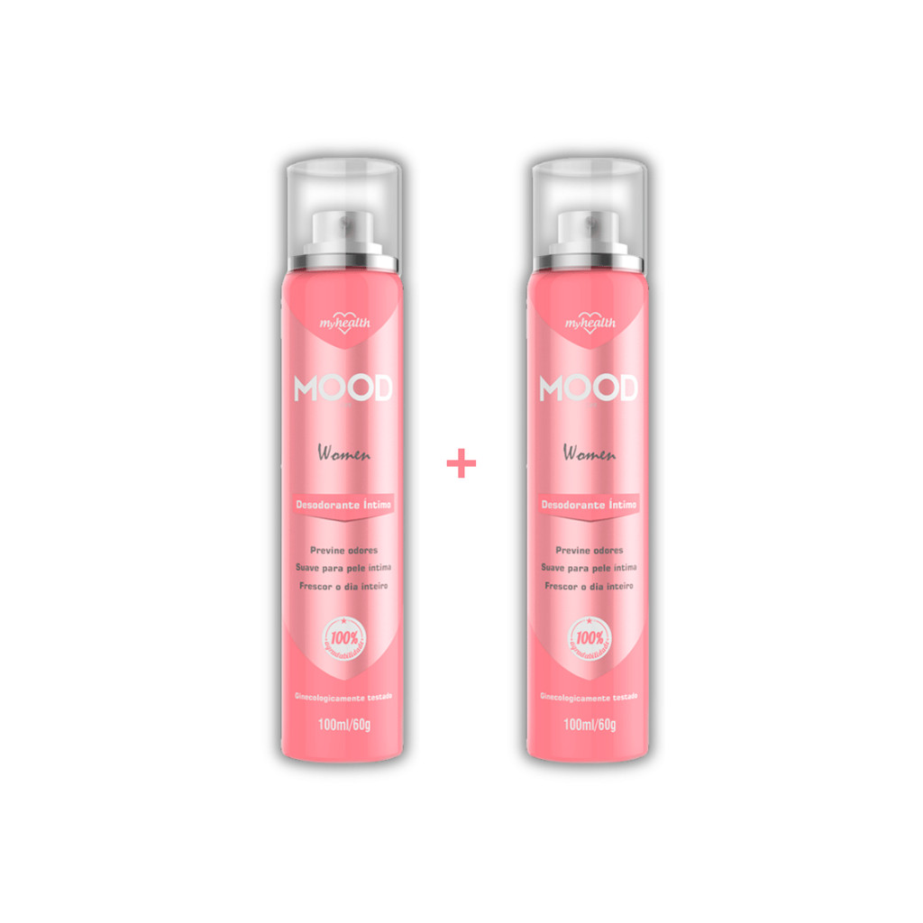 Kit C/ 2 Desodorante Íntimo Bem Estar Aroma Encantador Spray de Bolsa 100ml - Mood