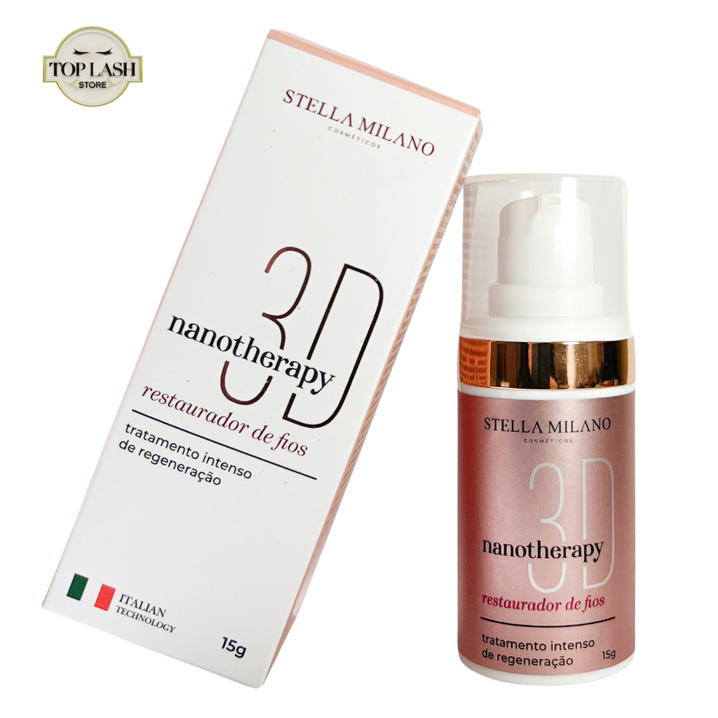 Restaurador de Fios Nanotherapy 3D Stella Milano 15g | Nutrição Lash Brow