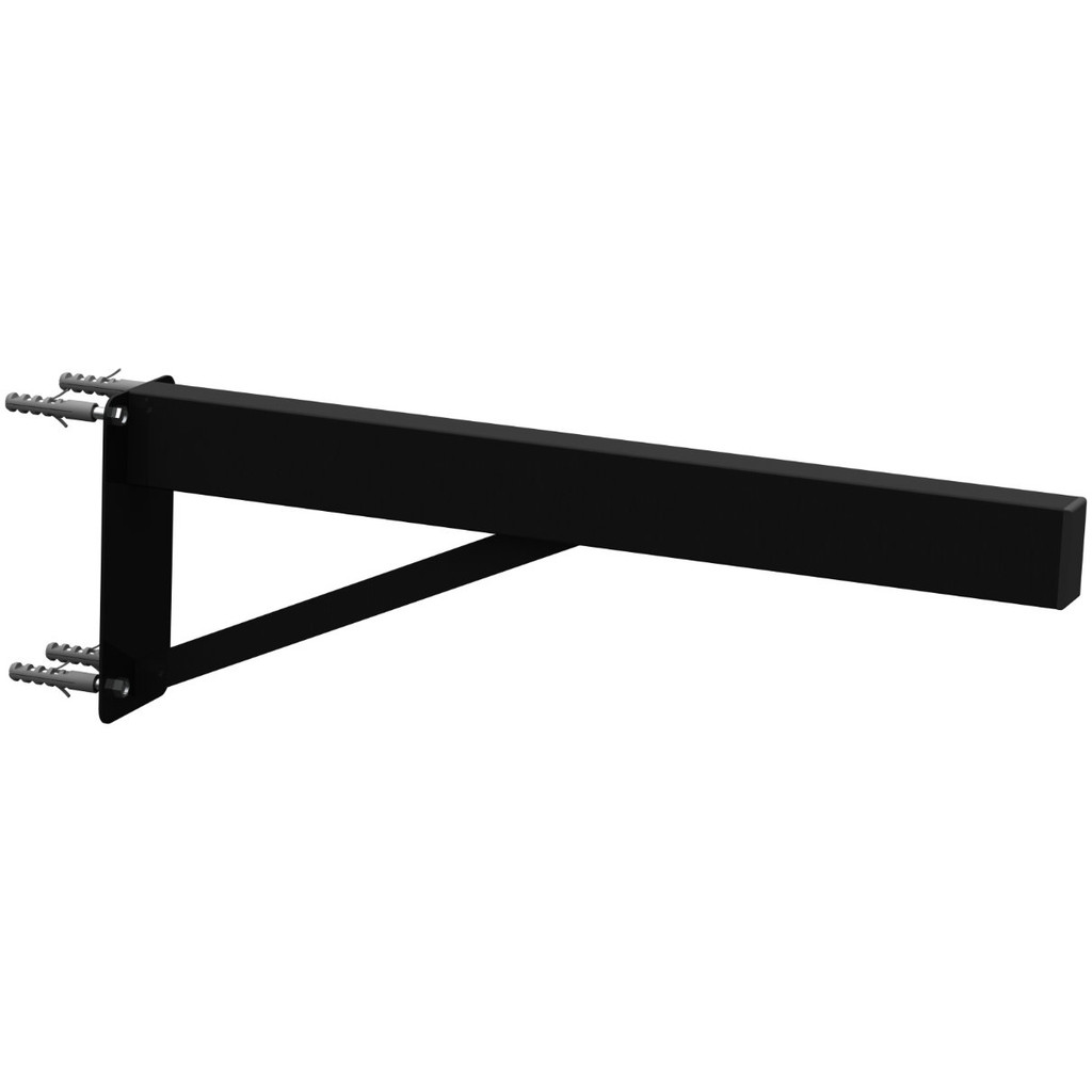 SUPORTES PIA PARAFUSAR PAREDE BANCADA MÁRMORE GRANITO ROBUSTO APARADOR MÃO FRANCESA 50 CM Preto