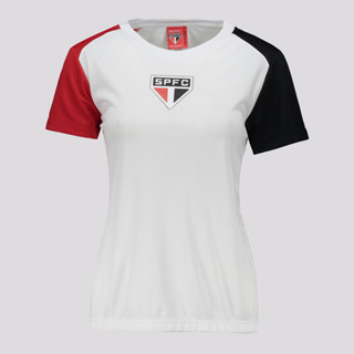 Camisa São Paulo Entrelaço Feminina Branca em Oferta na Shopee