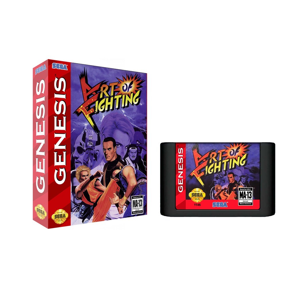 Jogo Art of fighting Mega Drive com caixa novo lacrado