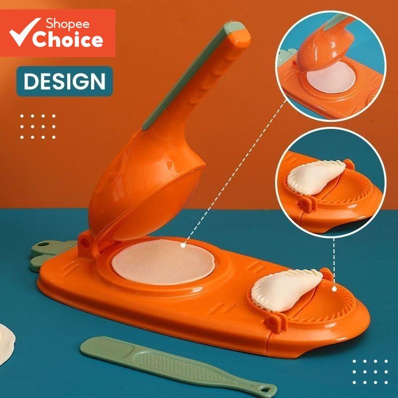 2 Em 1 Eficiente Fabricante Manual De Massa Prensa Cozinha Jiaozi Baking Tool