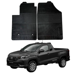 Tapete Fiat Strada 2021 a 2025 Stratus 100% Borracha Borcol