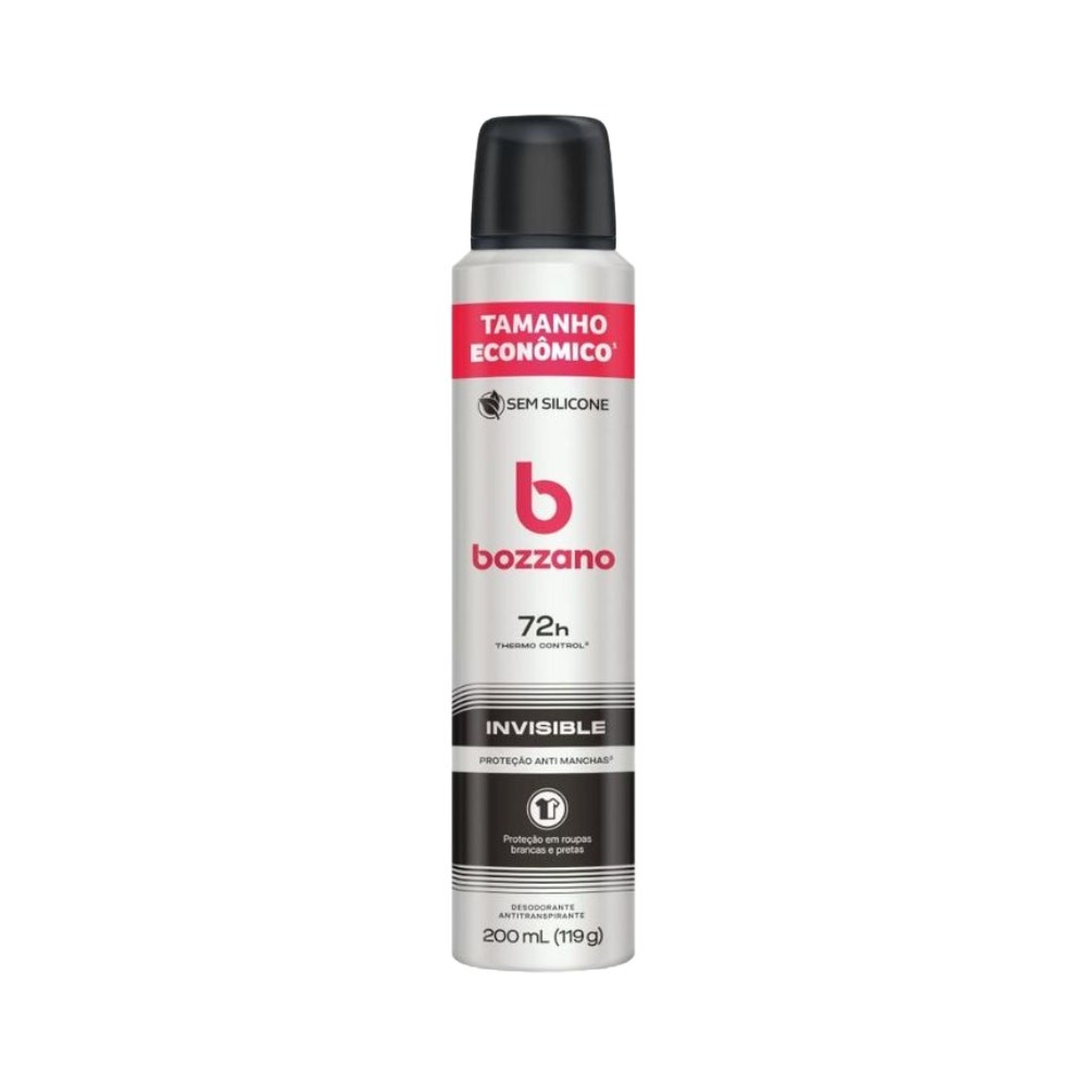 Desodorante Bozzano Invisible 200ml em Oferta na Shopee