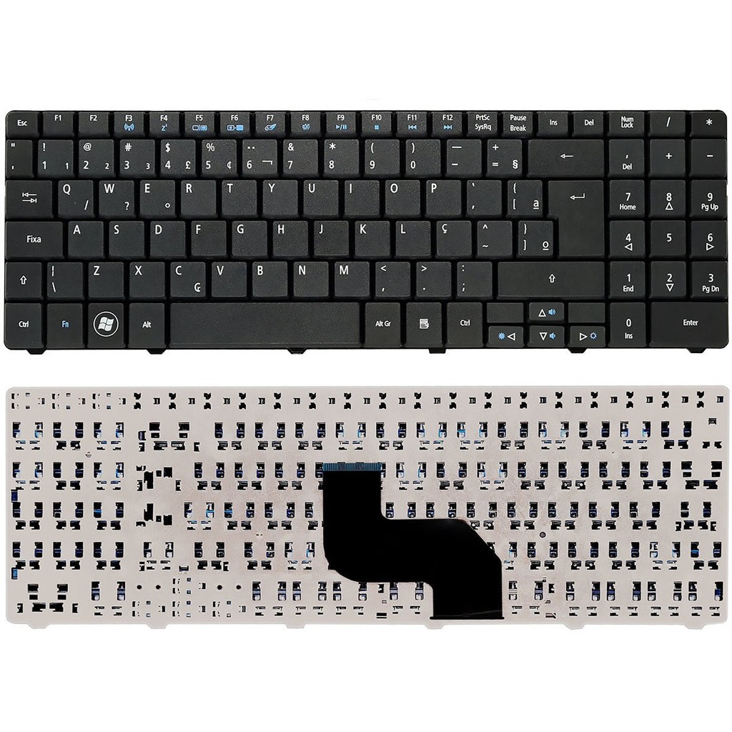 Teclado Para Notebook Acer Aspire 5332 5334 5515 5516 5517 5532 5534 5732 5732z G72 Mp-08g66cu-698 Layout Br Com Ç
