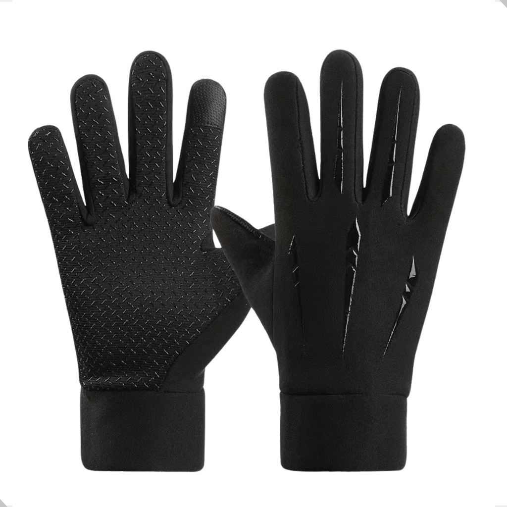 Luva Impermeável Moto Bike Térmica Touch Touchscreen Antiderrapante Proteção Chuva Inverno Frio