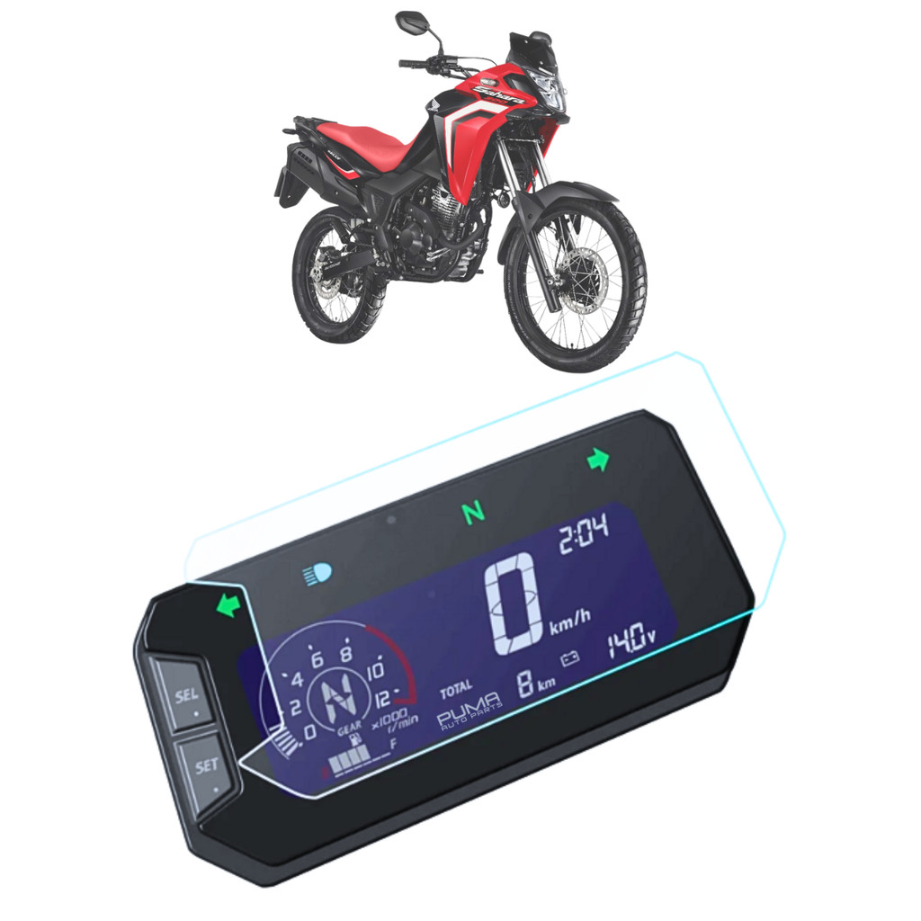 Película Protetora Painel Moto CB300F Twister XRE 300 Sahara CRF 250 CRF 250 2025