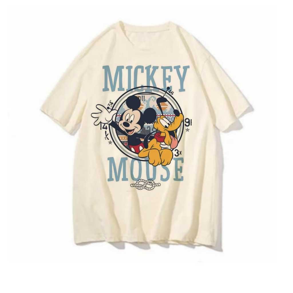 Camiseta Mickey Mouse pluto Blusa estampada divertida disney estampa camisa personagem tshirt casual
