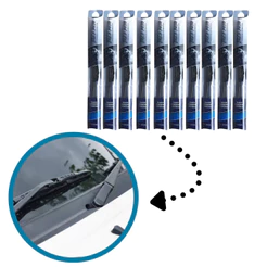 Kit 10 Palhetas 20" Polegadas Universal Automotivo Para-brisa Tiger Auto - 0501020