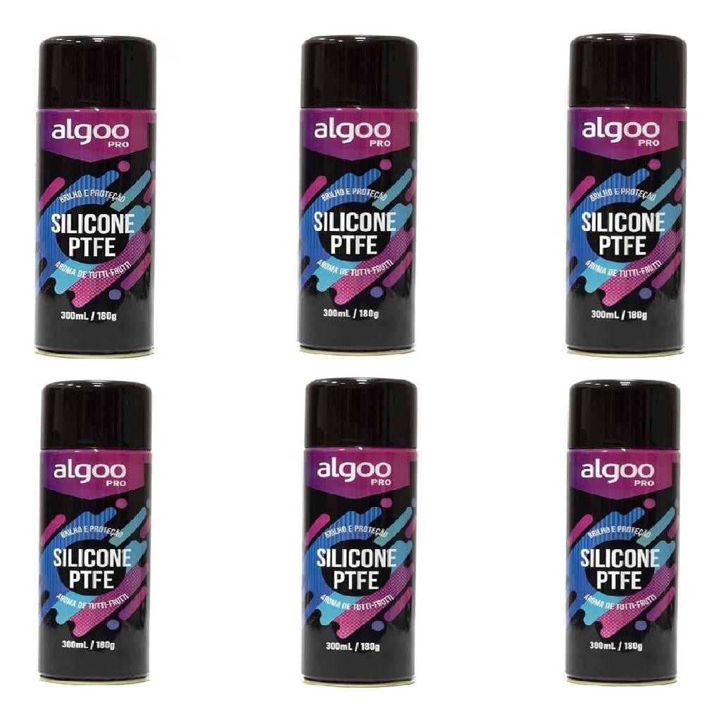 Silicone Bicicleta Algoo Pro Ptfe Spray 300 Ml 6 Unidade Pro em Oferta na Shopee
