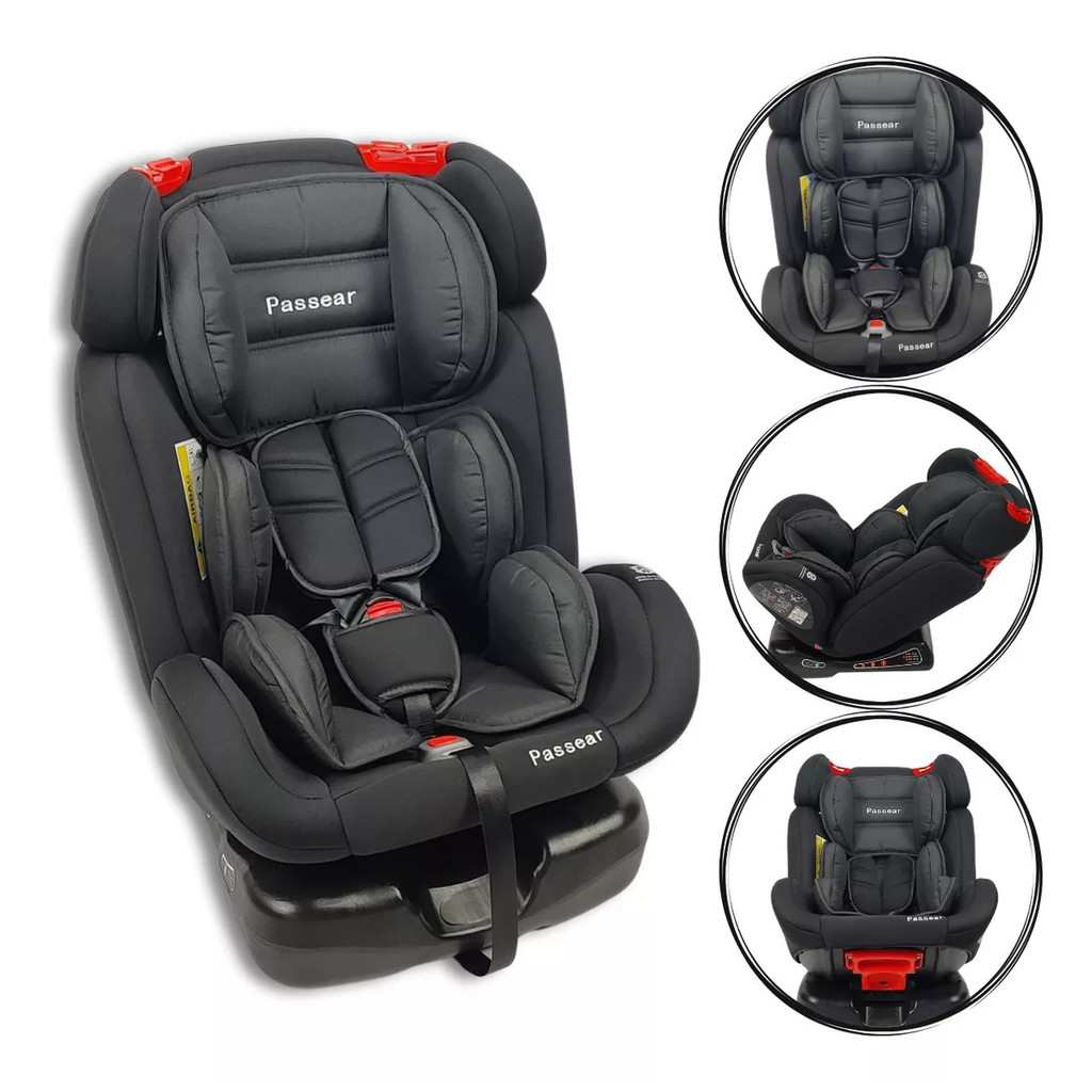 Cadeira Infantil Para Carro Star 0-36kg Preta - Passear