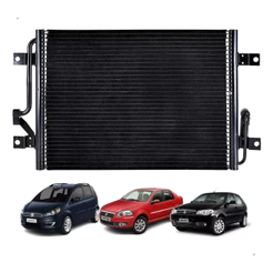 Condensador Fiat Palio Siena 96 / 08 Idea 1.4 Fluxo Paralelo