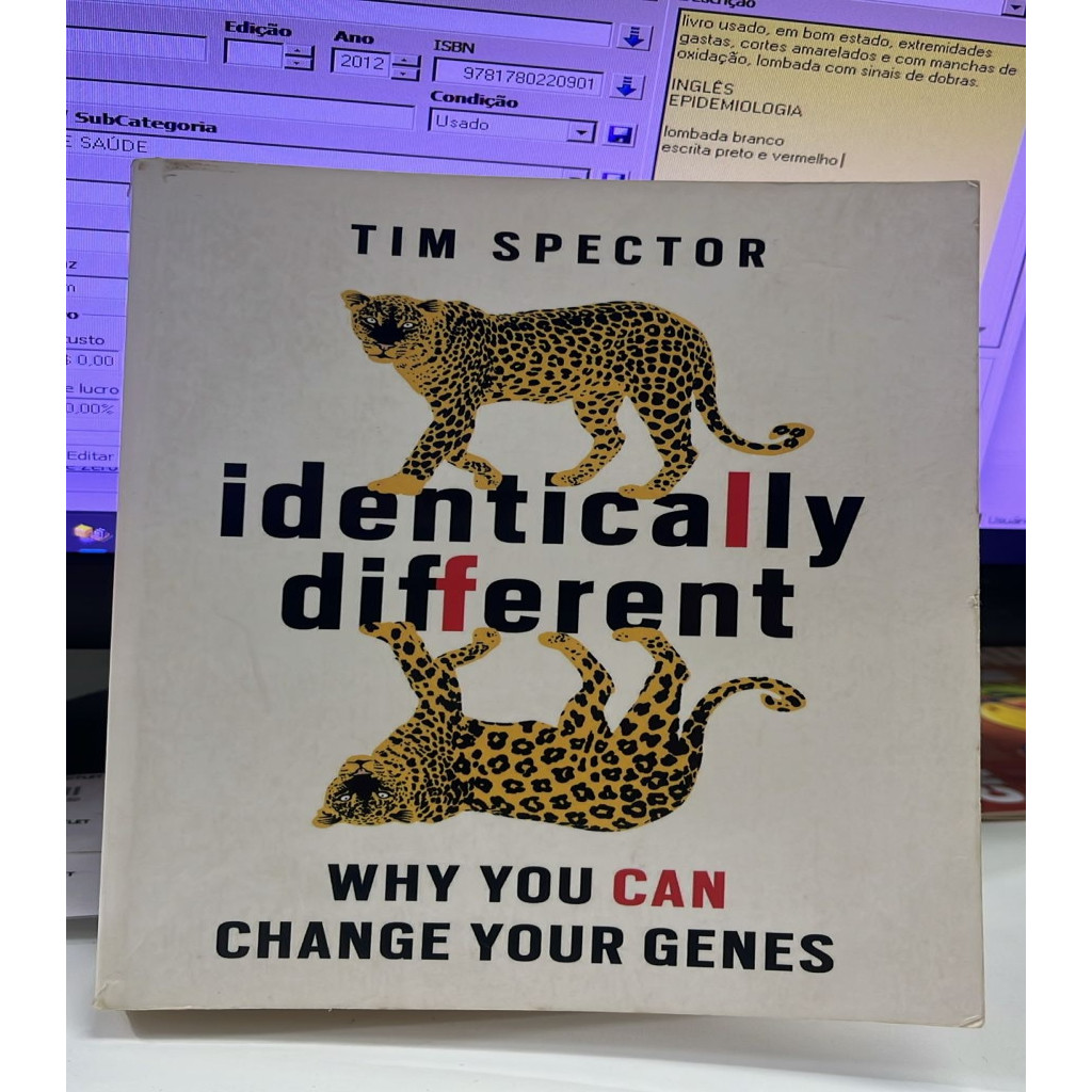 identically different why you can change your genes autor Tim spector