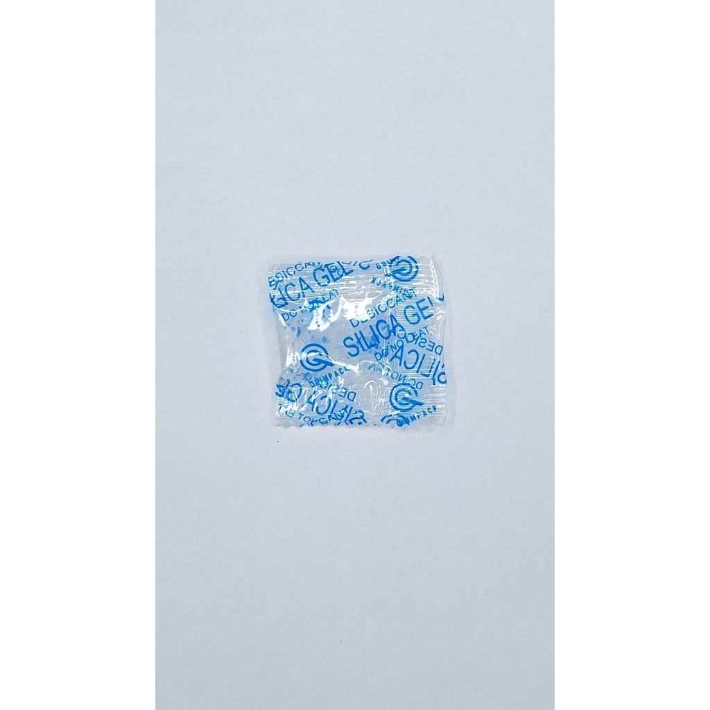 600g Sílica Gel branca 1 a 3mm sachê em Filme BOPP aprox. 3g QUIMPACK