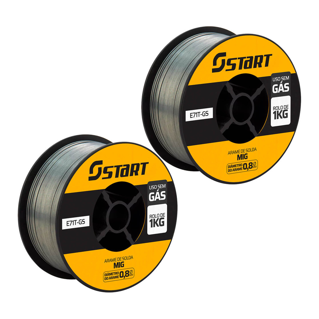 Arame De Solda Mig Revestido Para Uso Sem Gás 0,8mm 1kg - Home & Living