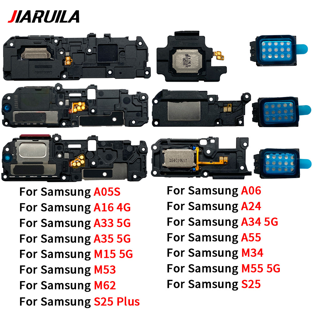 Campainha De Alto-Falante Para Samsung S25 Plus A05S A06 A16 A24 A33 A34 A35 A55 M15 M34 M53 M55 M62 5G