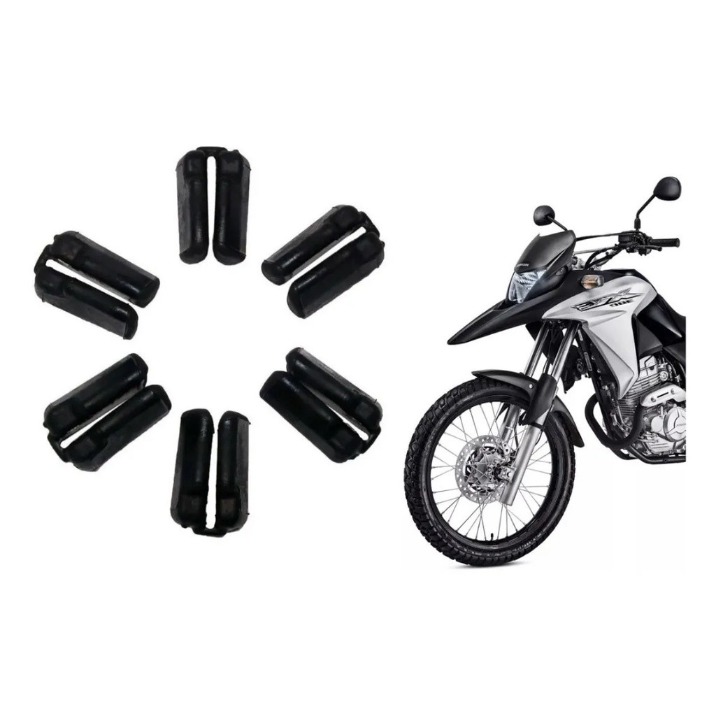 Bucha Coxim de Coroa Moto Honda NX 400 Falcon/ XRE 300/ XL 700v Transalp (KIT)