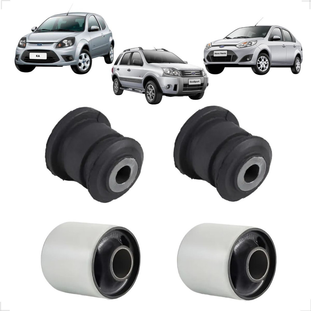 Kit Bucha Balança Bandeja Dianteira Ford Ka Fiesta Ecosport