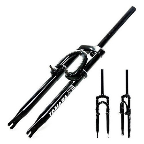 Garfo Suspensão De Bike Aheadset Aro 26 V-brake Preto
