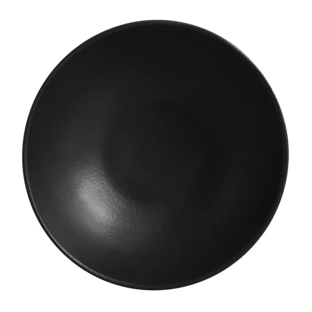 Tigela Média Orgânico Stoneware Preto Matte 1961ml Porto Brasil
