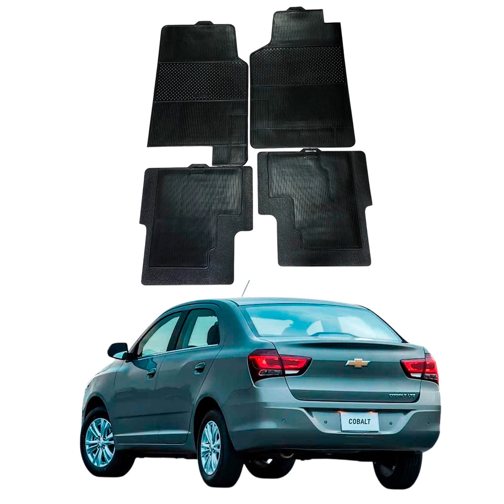 Tapete GM Cobalt 2011 a 2020 Stratus 100% Borracha Borcol