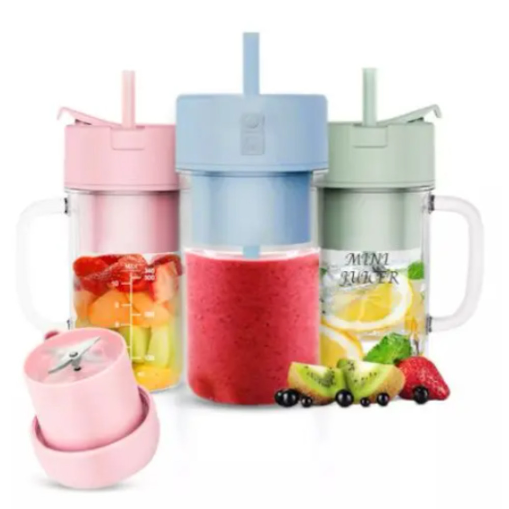 Mini Liquidificador Portátil Copo Recarregável Mixer Usb Casa Cozinha Utilidades