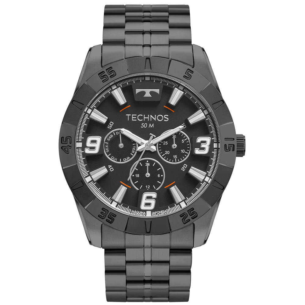Relógio Technos Masculino Racer Premium Grafite - 6P29ALT/1P em Oferta na Shopee